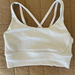 lululemon Energy Longline Bra Ribbed